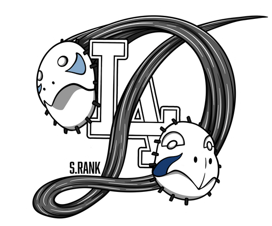 LA Rouge Ninja Sticker